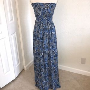 Blue maxi dress